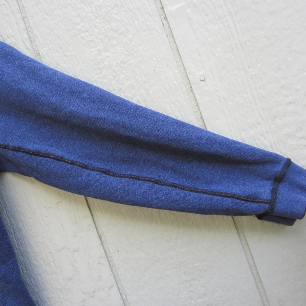 Tommy Bahama Flipshore Reversible Sweatshirt Men's L-XL?Black/Blue Half Zip READ